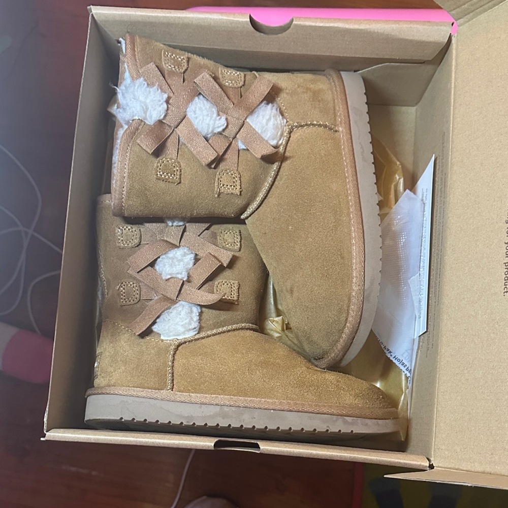 Koolaburra Tan Kids Boots